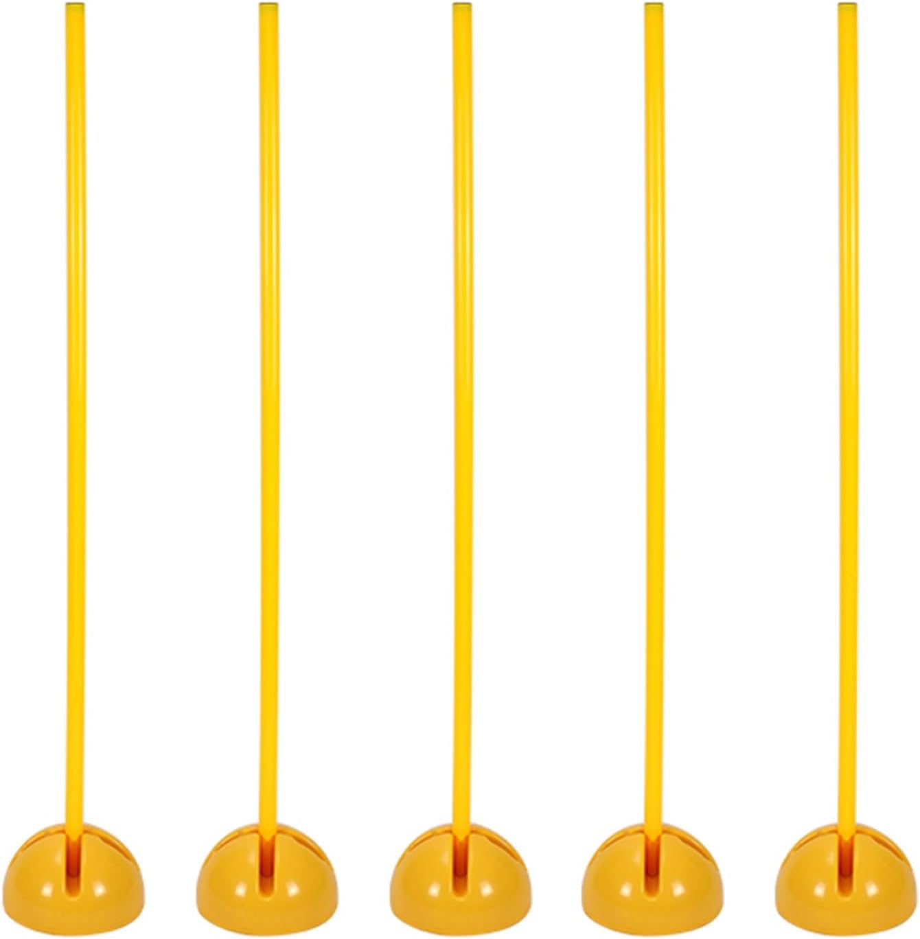 ZJKXJH 5 bastones de entrenamiento de agilidad, 39, 47, 59 pulgadas, juego de entrenamiento de agilidad de velocidad para niños y adultos, ejercicio