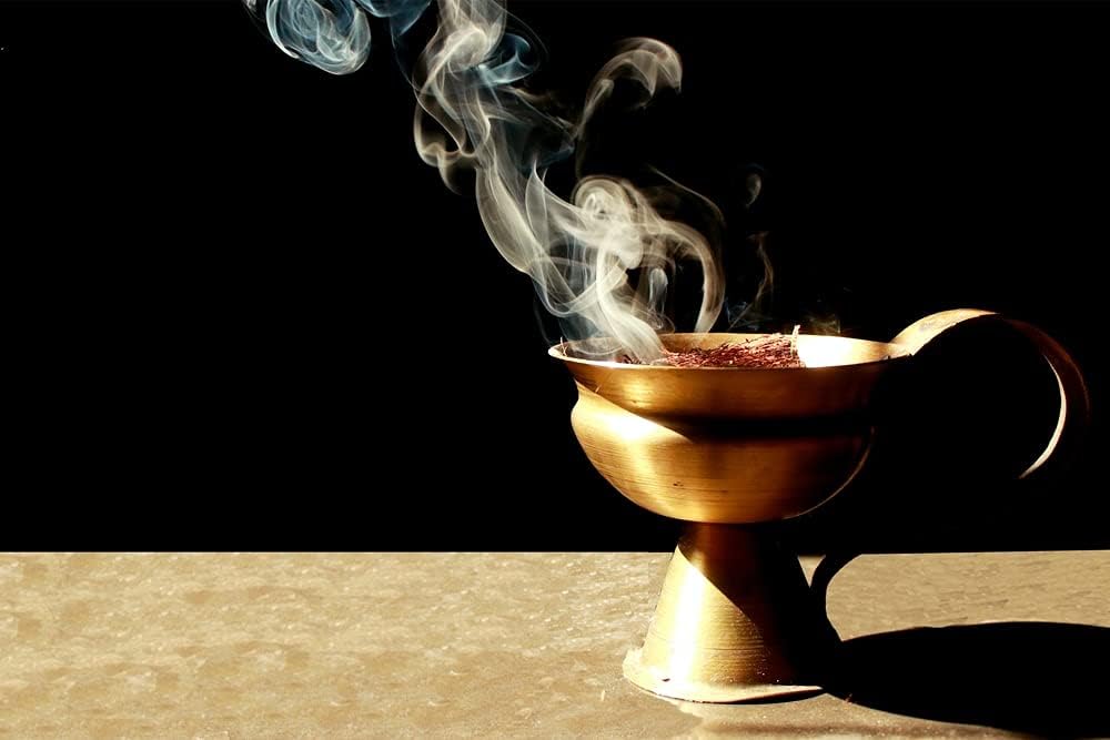Herbal Sambrani Loban Dhoop Guggal – Taza de incienso (12 tazas, 1 caja)