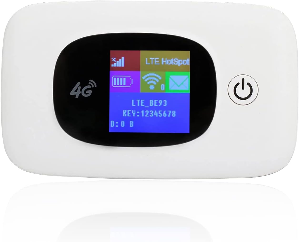 Enrutador WiFi móvil 4G LTE con ranura para tarjeta SIM para viajes, dispositivos de punto de acceso WiFi portátil desbloqueado para viajes,