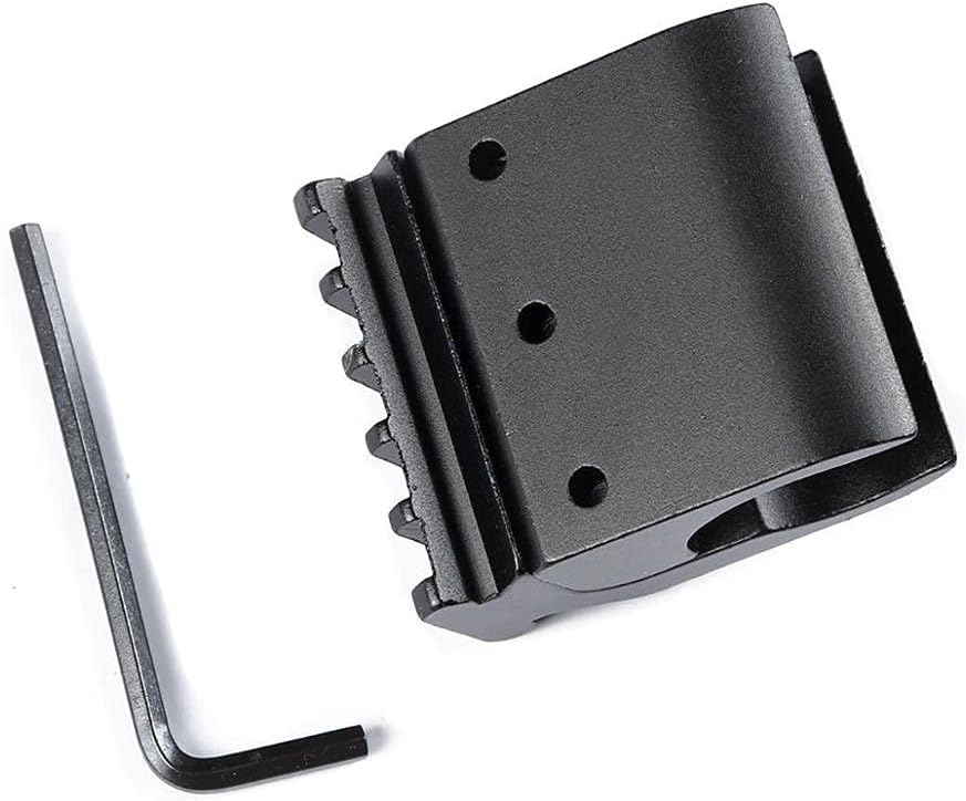 BoneView Kastle Defense Co – Adaptador de cañón para escopeta Picatinny de 0.827in – 10, 12, 16 y 20 Ga – Montaje de luces, láseres y cámaras a su