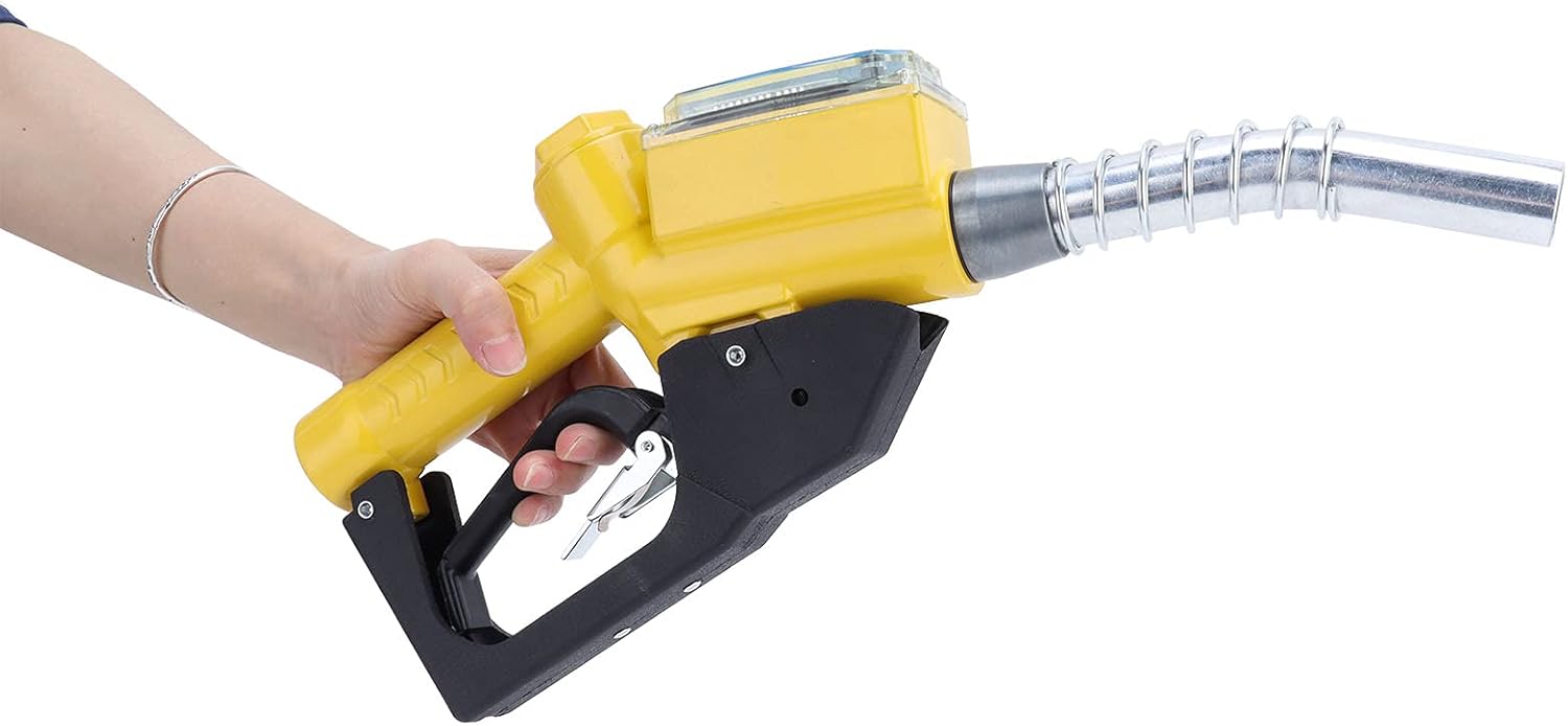 Boquilla de medidor de combustible, boquilla manual digital de queroseno de gasolina de flujo por gravedad, pistola de alimentación con flujo,