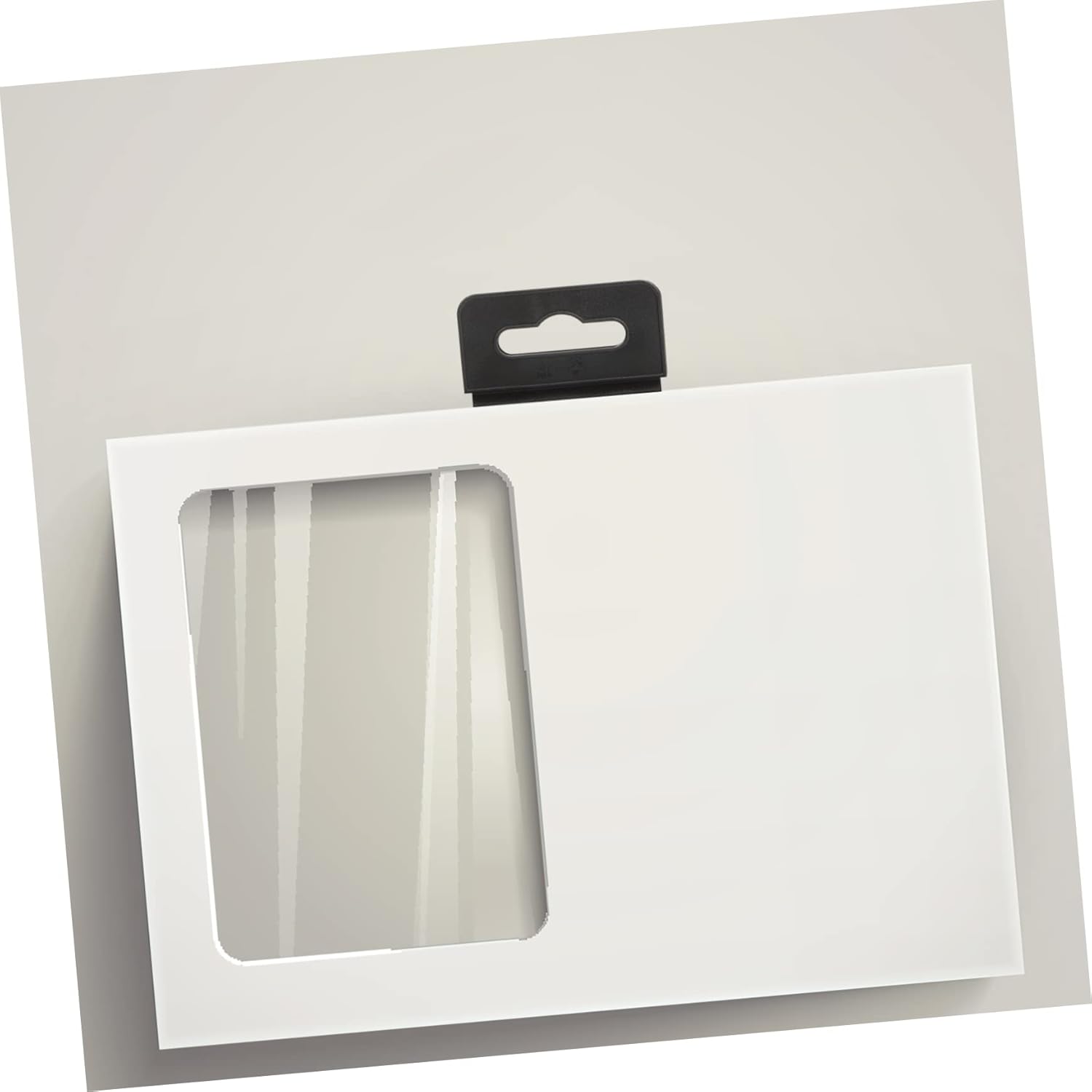 Cabilock 200 Uds. Gancho de ranura para colgar Pegboard, etiquetas adhesivas, gancho de agujero de ranura, pestañas adhesivas, ganchos de plástico