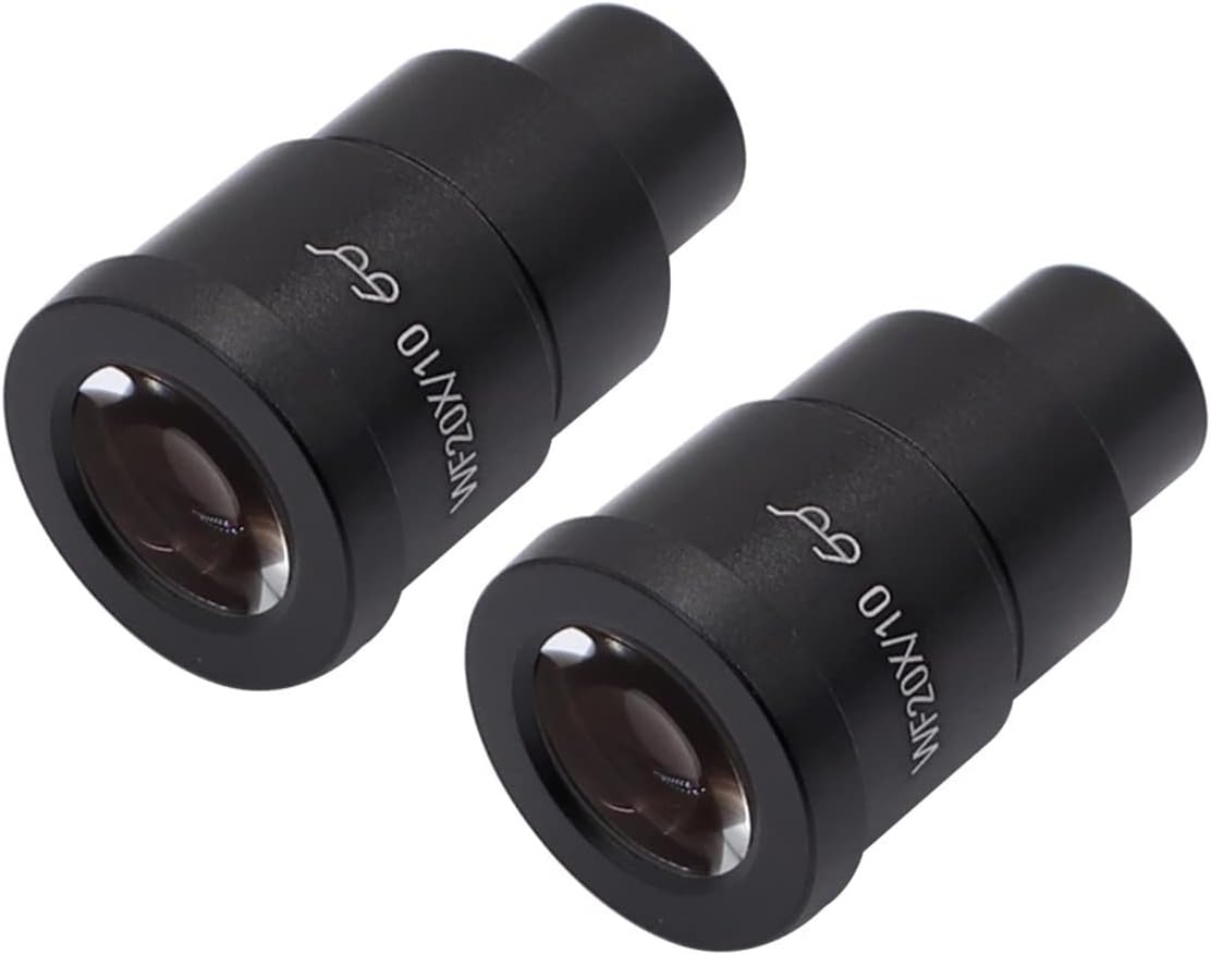 Widefield Scale WF10X WF20X – Oculares de microscopio estéreo para binocular trinocular microscopio oculares monocular (color  1PC WF20X)