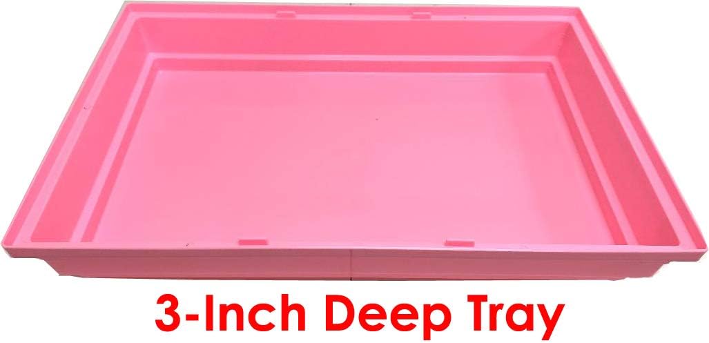 Rosa Gran Torre Gemela Habitat Hámster Mansion Roedor Gerbos Ratones Ratón Pequeño Animal Casa Jaula con tubo de cruce superior túnel extensible y