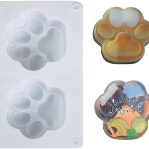 LEVOSTORE – Moldes de resina de garra para gato, molde de fundición de resina para hacer velas y hacer hornear, cera de jabón, pastel, mousse de LEVOSTORE – Moldes de resina de garra para gato, molde de fundición de resina para hacer velas y hacer hornear, cera de jabón, pastel, mousse de