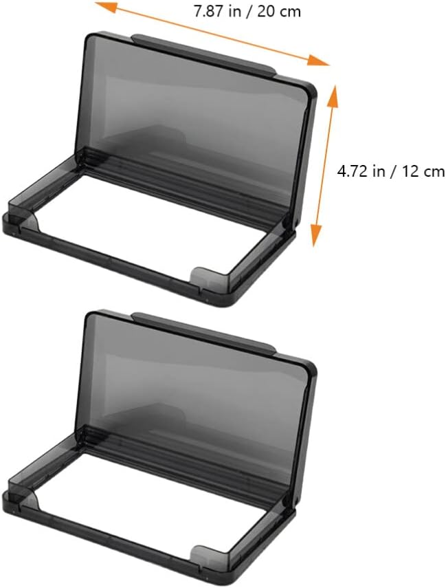 Protector de receptáculo para toma de corriente, tapa resistente a la intemperie, cubierta de caja de toma de corriente, cubierta adhesiva para
