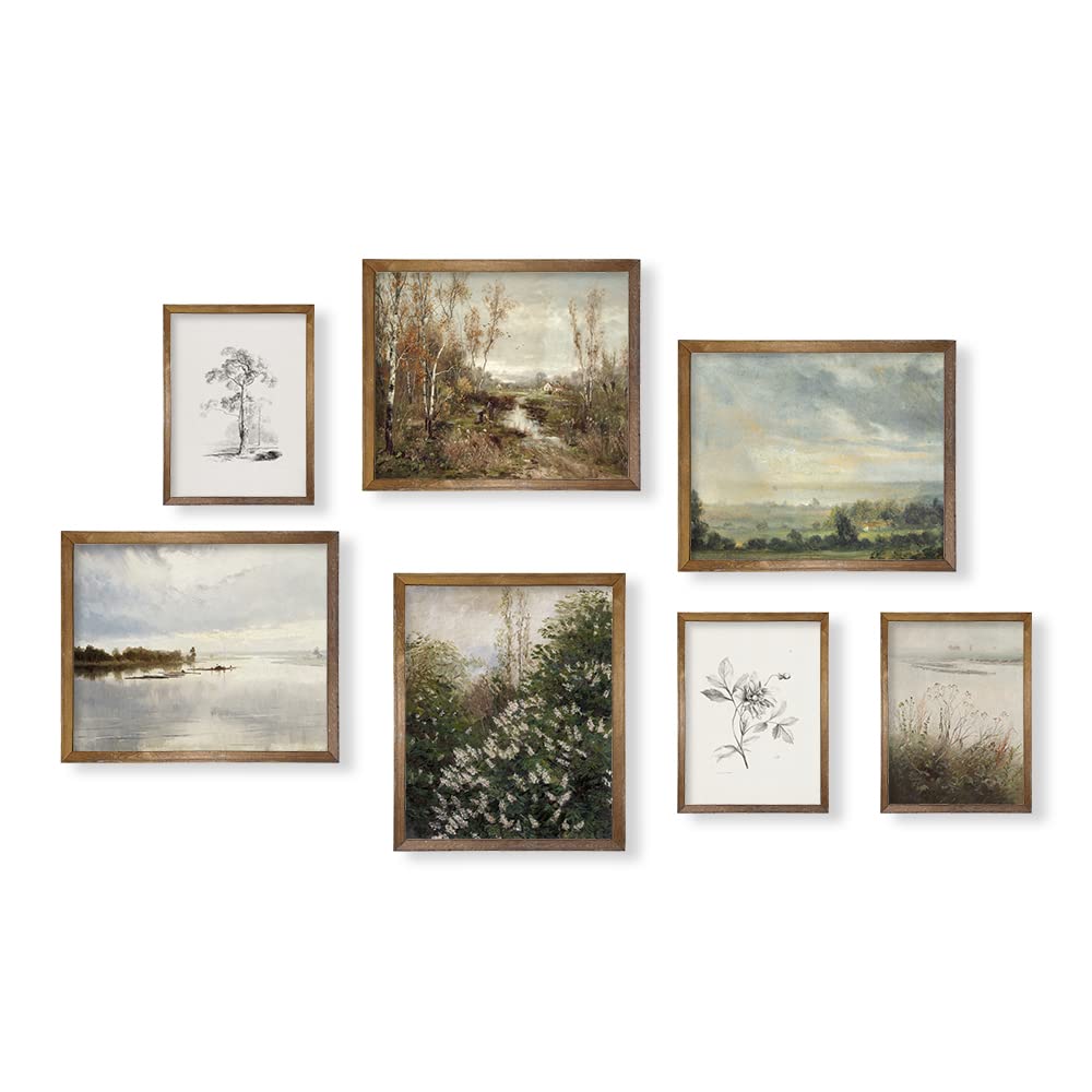 Rustic French Country Wall Art Decor 11×14 – Boho Art Deco Victoria Picture Bathroom – Modern Farmhouse Kitchen Poster Print Set – Aesthetic Vintage