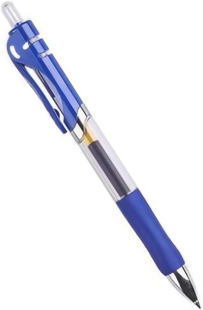 ZLXHDL 0.5 bolígrafos de punta fina, bolígrafos retráctiles de tinta de gel, escritura más suave, agarre cómodo, gran capacidad, bolígrafo de firma