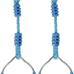 American Ninja Warrior – Juego de carrera de obstáculos con anillo ninja para niños, para exteriores, selva, 2 azules para adultos, equipo de American Ninja Warrior – Juego de carrera de obstáculos con anillo ninja para niños, para exteriores, selva, 2 azules para adultos, equipo de