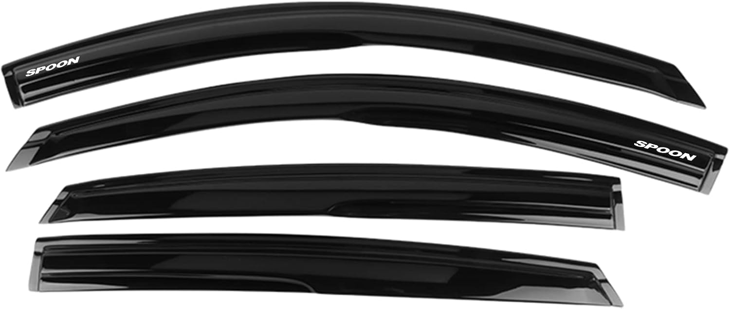 EVPROXP – Visera de ventana compatible con Honda Accord Sedan 4DR 18-21, deflector de ventilación de ventana lateral, teñido ahumado oscuro, estilo