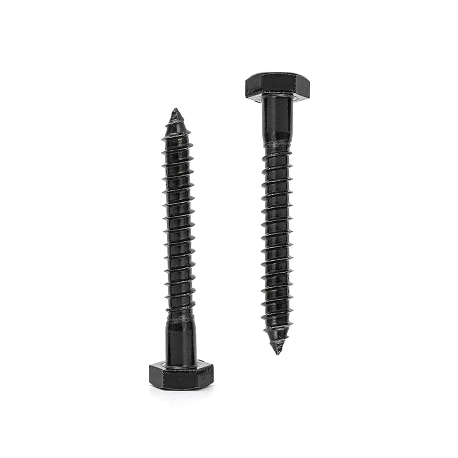 Qlvily 25 tornillos de retraso hexagonales de acero inoxidable de 14″ x 2″, arandelas incluidas