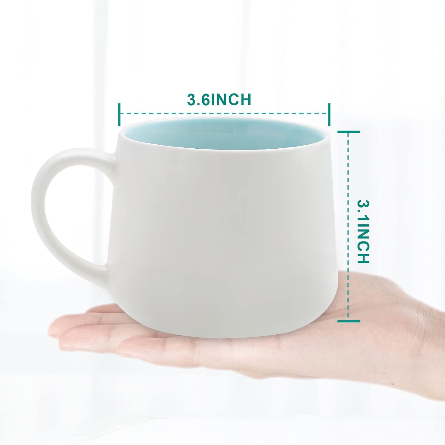 Jeuhoue Taza de cerámica de dinosaurio oculta en el interior de animales 3D, 12 onzas, bonita taza para Navidad, cumpleaños, regalos del día de San