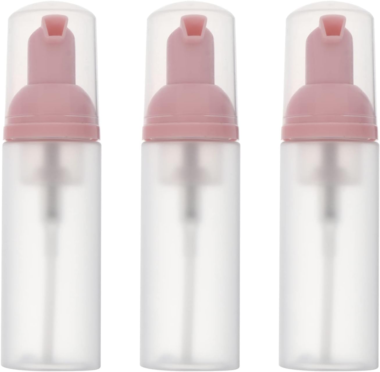 Kichvoe 3 botellas de espuma de jabón, dispensador de botellas de espuma vacía de plástico, mini botella de espuma recargable para jabón y pestañas,