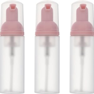 Kichvoe 3 botellas de espuma de jabón, dispensador de botellas de espuma vacía de plástico, mini botella de espuma recargable para jabón y pestañas, Kichvoe 3 botellas de espuma de jabón, dispensador de botellas de espuma vacía de plástico, mini botella de espuma recargable para jabón y pestañas,