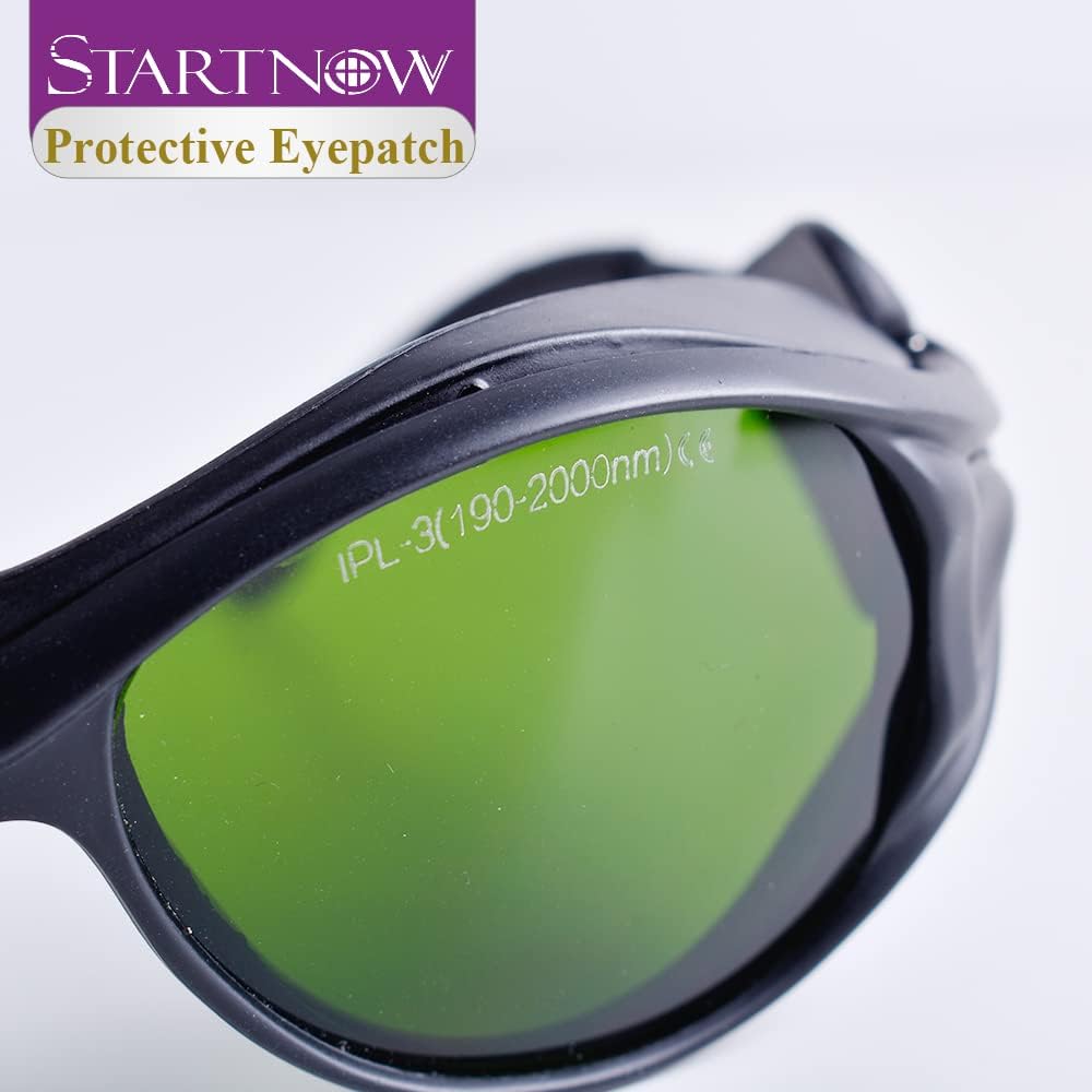 Startnow Gafas de seguridad láser de depilación IPL para belleza médica de 190 nm-2000 nm, gafas protectoras láser