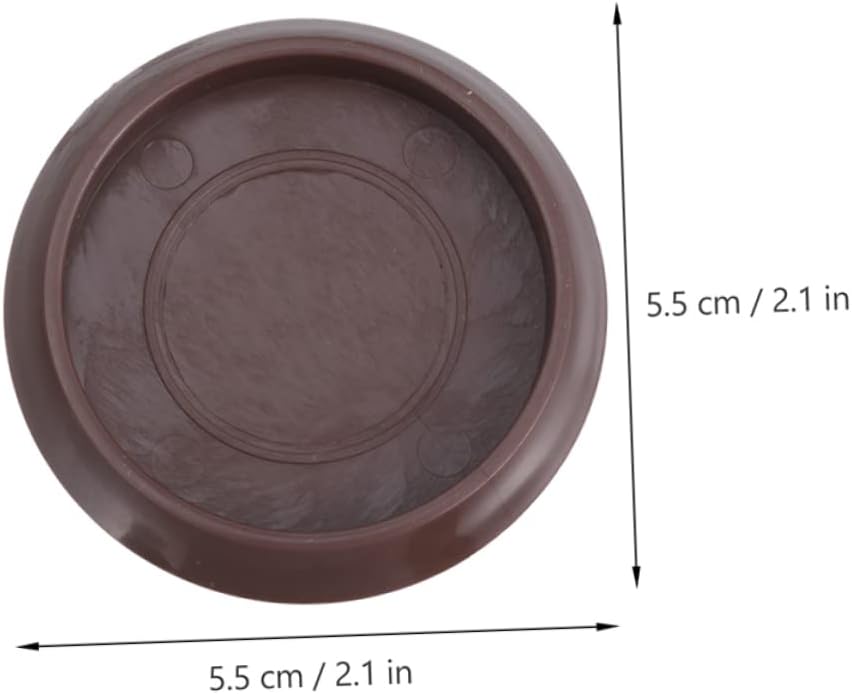 DOITOOL 24 piezas deslizantes deslizantes de copas, protectores de goma, posavasos para ruedas, muebles, sofás, elevadores, tapones, almohadillas de
