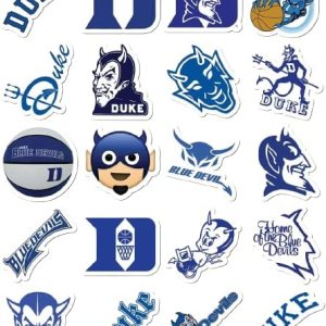 Paquete de 20 calcomanías de Duke, calcomanías azules de diablos, vinilo impermeable, estético, SUV, camión, colorido, portátil, bicicleta, Paquete de 20 calcomanías de Duke, calcomanías azules de diablos, vinilo impermeable, estético, SUV, camión, colorido, portátil, bicicleta,
