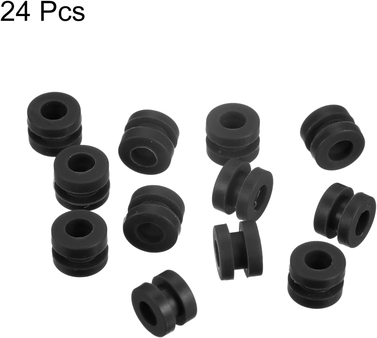 MECCANIXITY Bolas de goma antivibración RC para control remoto F4 F7 controlador de vuelo M3x4.0.236 in bolas de absorción de impactos (negro),