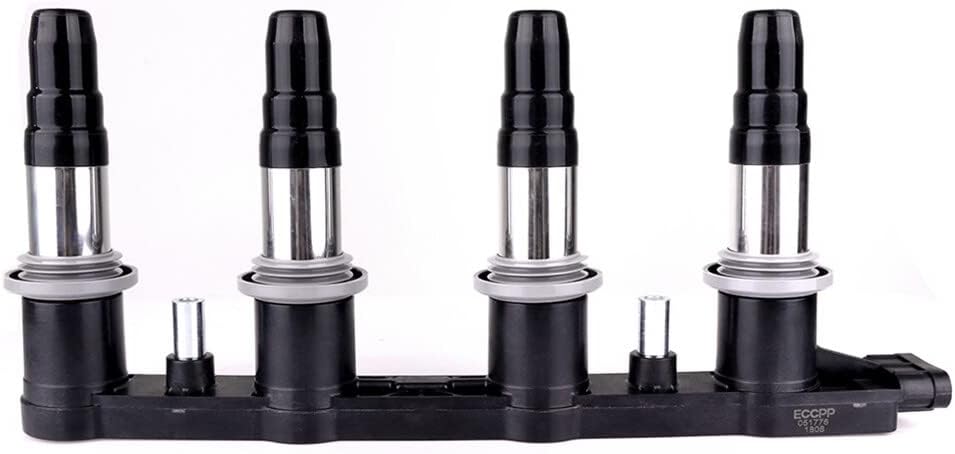 ECCPP Bobinas de encendido portátiles de repuesto para automóvil, compatibles con Pontiac G3 para Chevy SonicAveoCruzeAveo5 2009-2012 Reemplazo para