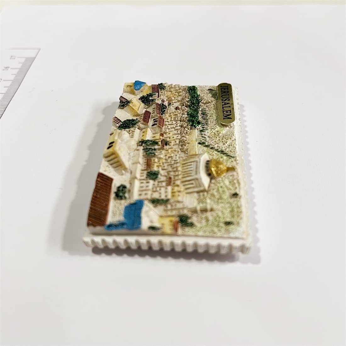 Jerusalem – Imán de nevera 3D, regalo de recuerdo de resina, hecho a mano de Jerusalén, colección de decoración para el hogar y la cocina