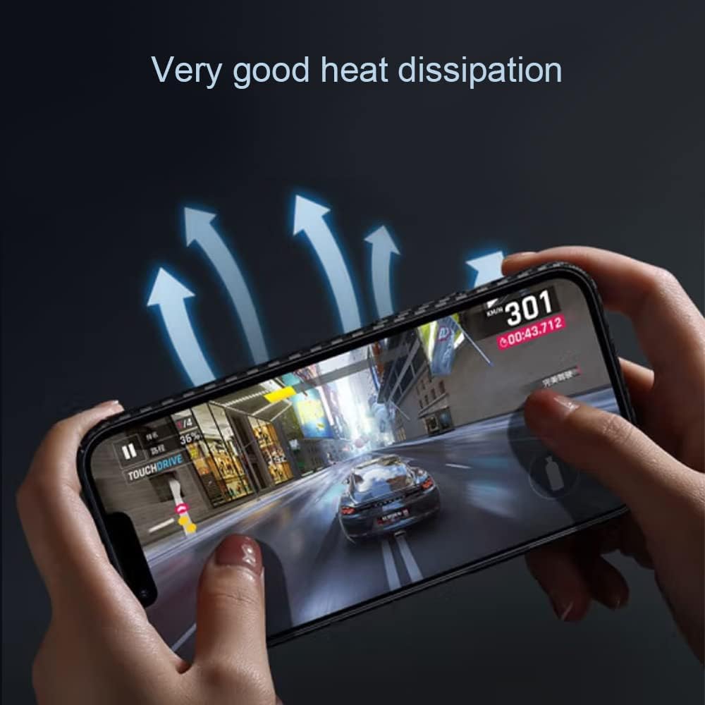 LAFRAU Funda de teléfono con textura de fibra de carbono para iPhone 14 Pro Max de 6.7 pulgadas, delgada 0.031 in cubierta protectora dura a prueba