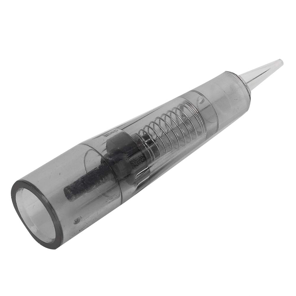 Cartuchos de aguja de tatuaje de cejas, paquete de 10 agujas de microblading sin dolor para maquillaje de cejas y labios, MTS Beauty (0.010 in)