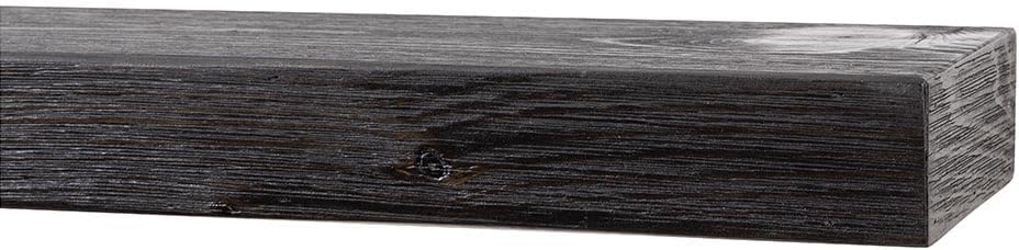 Modern Ember Vara – Estantería de madera flotante provincial de 54 pulgadas  3 pulgadas de altura  variaciones en el grano y el desgaste natural