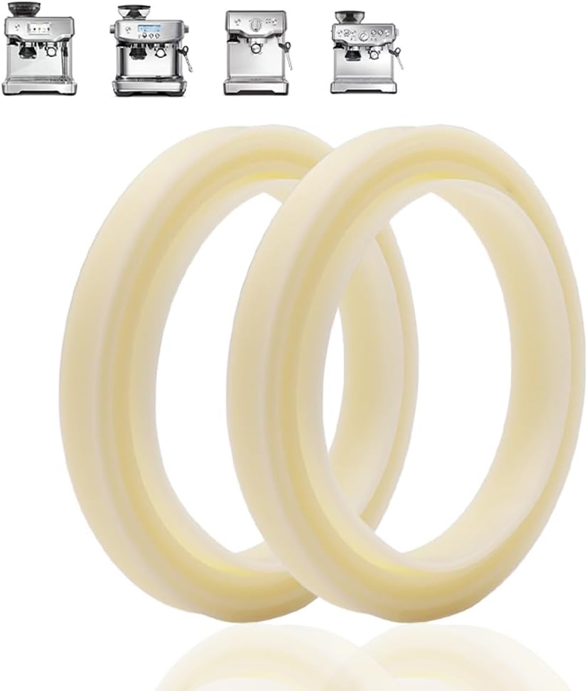 2 anillos de vapor de silicona de 2.126 in para máquina Breville Espresso 878870860880810840450500 y Sage 880878875870810500 Grouphead pieza de