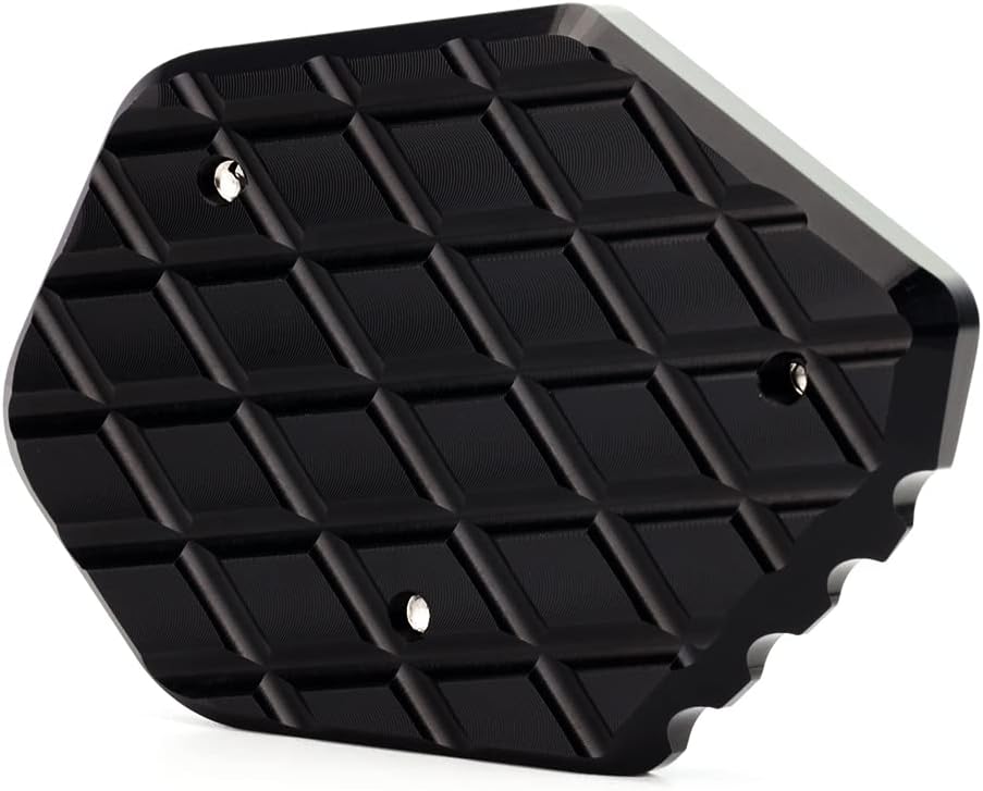 Placa de soporte de extensión de soporte lateral para motocicleta compatible con YAMAHA MT-07 2014-2023  Soporte de almohadilla de pie Accesorios
