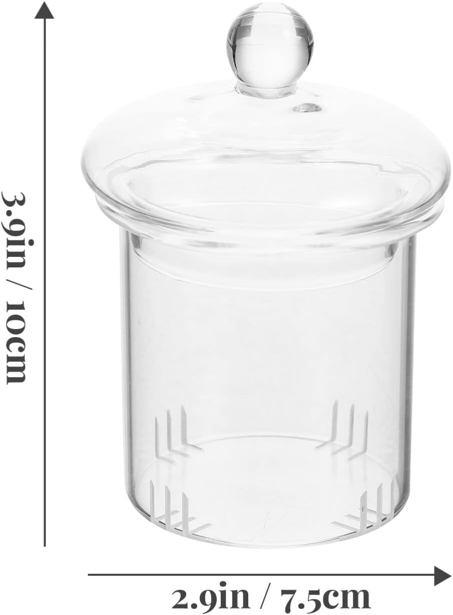 Tetera con infusor Infusor de té de vidrio universal con tapa, colador de té de repuesto, tetera de vidrio, infusor de té, taza de filtrado de té