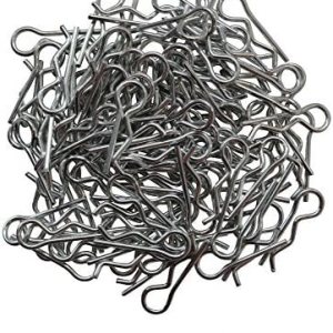 Apex RC Products 110 Medium RC CarCamiónBuggy Clips de cuerpo de acero galvanizado – 100 unidades 4026 Apex RC Products 110 Medium RC CarCamiónBuggy Clips de cuerpo de acero galvanizado – 100 unidades 4026