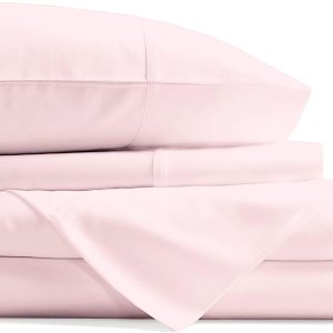 Juego de las mejores sábanas de 500 hilos tamaño King hecho 100 % de algodón peinado de fibras largas juego de sábanas profundas de 4 piezas Juego de las mejores sábanas de 500 hilos tamaño King hecho 100 % de algodón peinado de fibras largas juego de sábanas profundas de 4 piezas