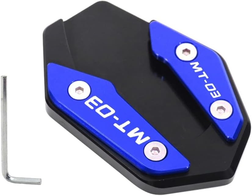 Motorcycle Side Bracket Motorcycle Accessories Side Stand Enlarge Plate Kickstand Extension for Y&AMA&HA YZF R3 R25 MT03 MT25 R 3 25 MT 03 25