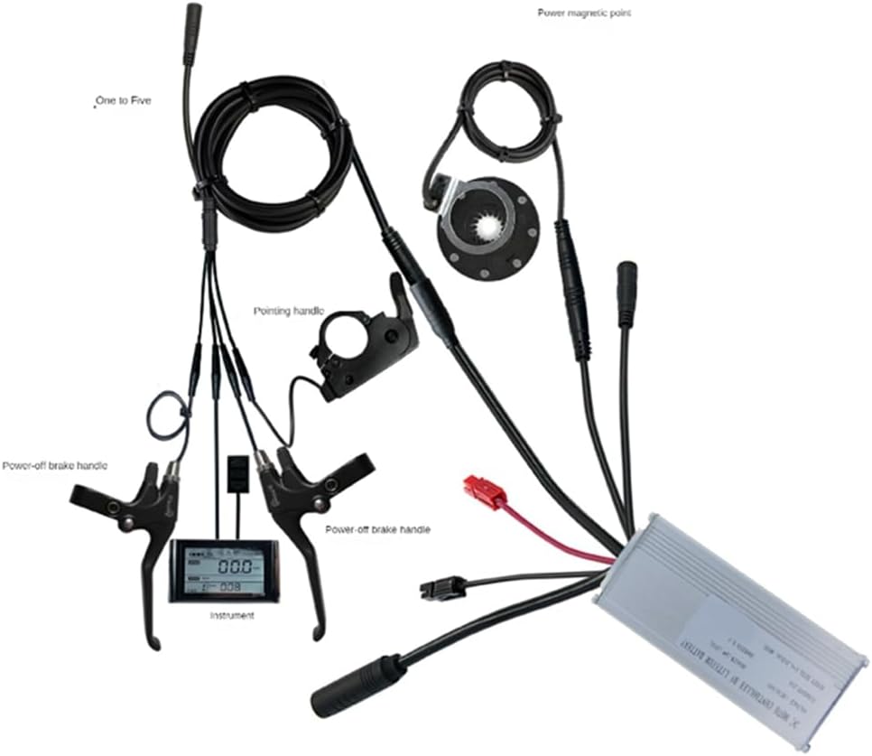 Smala JN25A Kit de controlador de bicicleta eléctrica Scooter eléctrico Kit controlador Ebike SW900 pantalla controlador de onda sinusoidal 3648 V