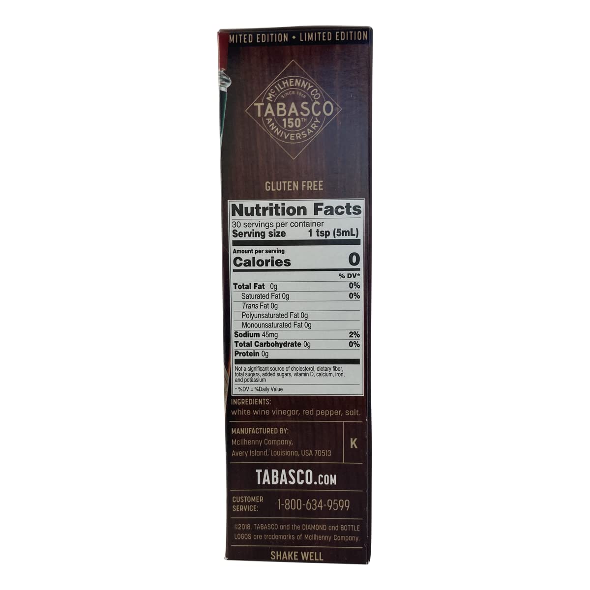 TABASCO Salsa de pimienta Family Reserve 5OZ salsa picante