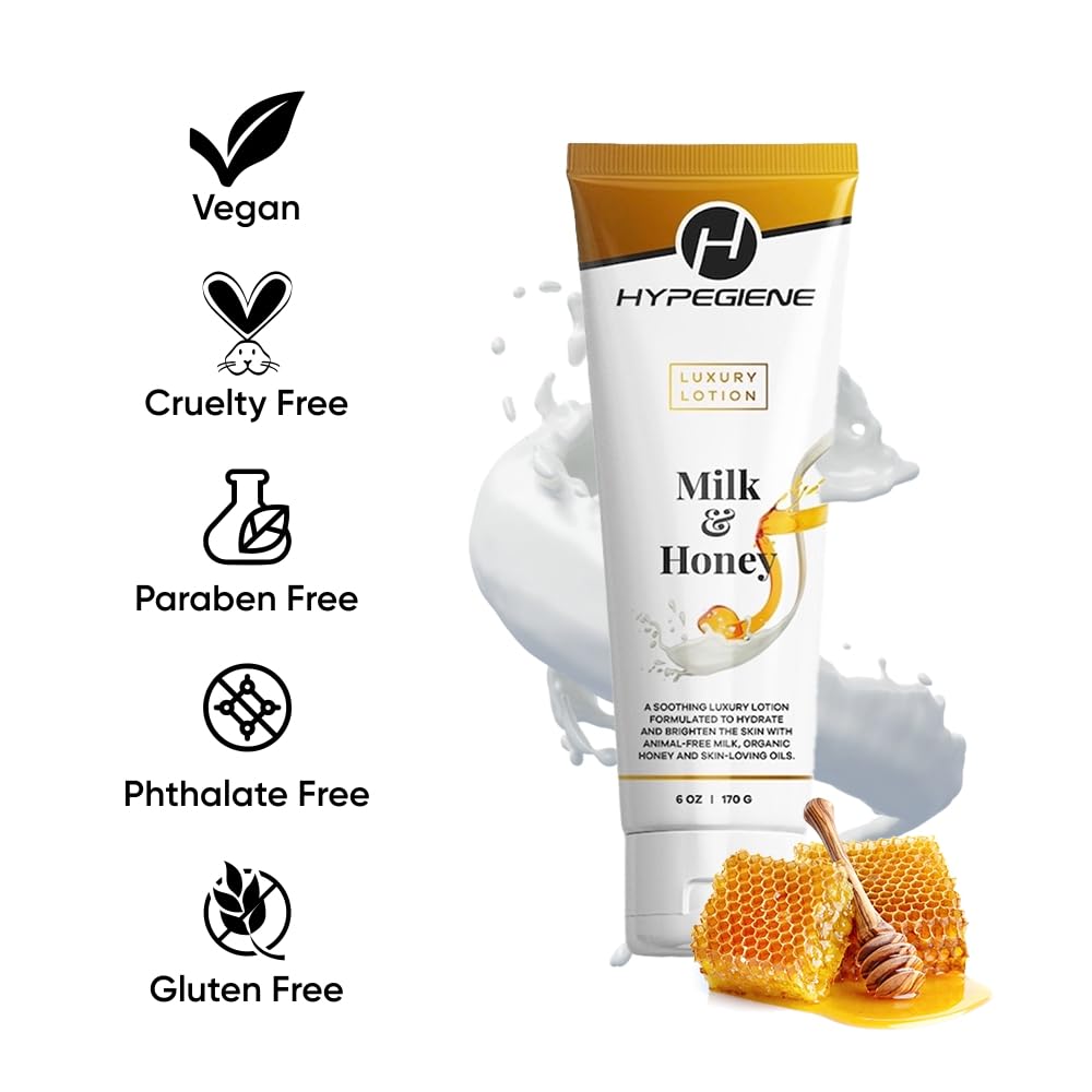 Loción corporal  Loción corporal hidratante diaria de leche y miel con vitamina E  Veganalibre de crueldad animal extra hidratante para piel seca