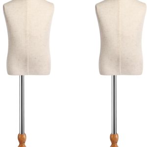 Geetery 2 piezas de vestido para niños, ropa ajustable para niños pequeños, maniquí infantil con base de madera para mostrador de ventana, estudio, Geetery 2 piezas de vestido para niños, ropa ajustable para niños pequeños, maniquí infantil con base de madera para mostrador de ventana, estudio,