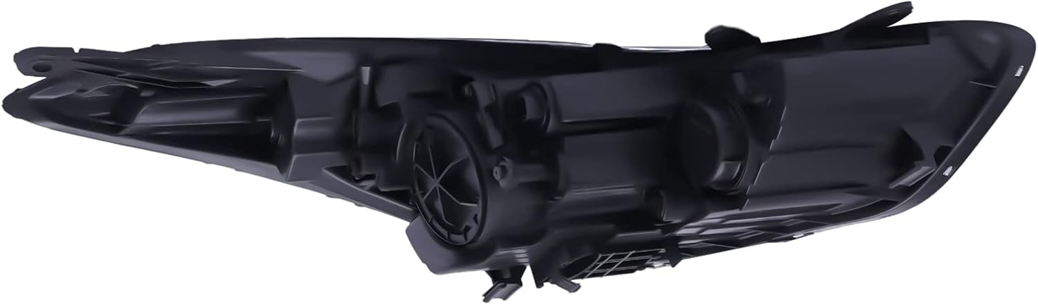 Compatible con Hyundai Elantra Sedan 2011-2013 Conjunto de repuesto de faros delanteros, lámpara de repuesto de proyector halógeno, luz del vehículo