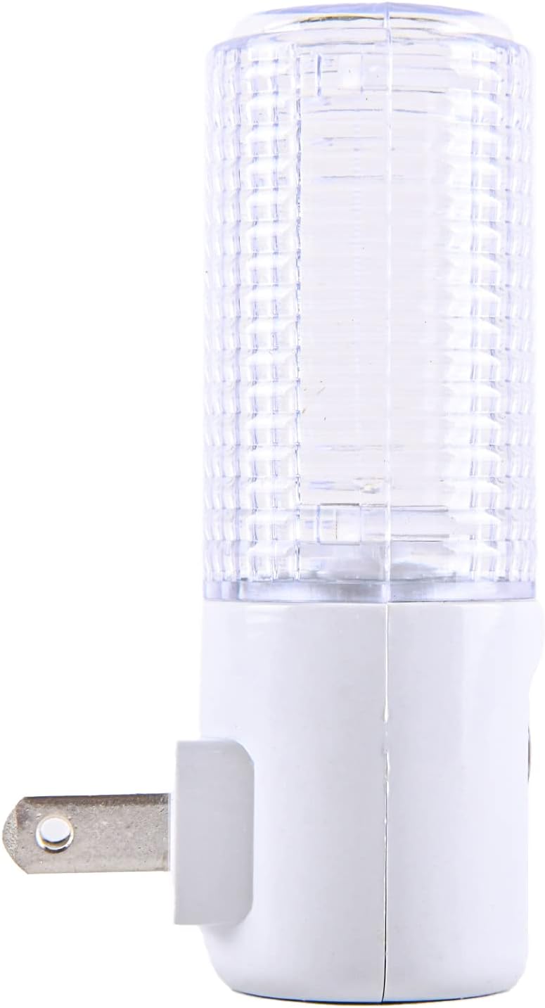 Kingman Luz nocturna automática LED enchufe de pared con luz ambiental sensor de atardecer a amanecer (paquete de 2)
