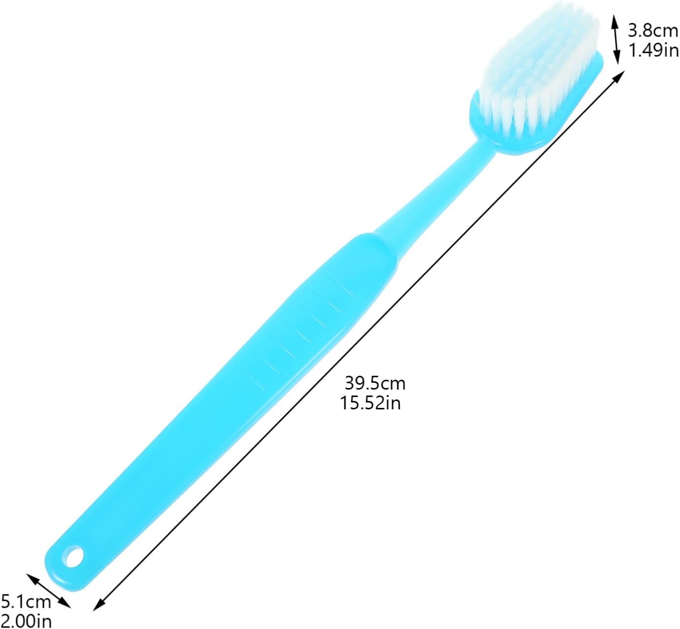 POPETPOP Cepillo de dientes gigante, accesorio para cepillo de dientes gigante, artículos cómicamente grandes, cepillo de dientes de demostración de