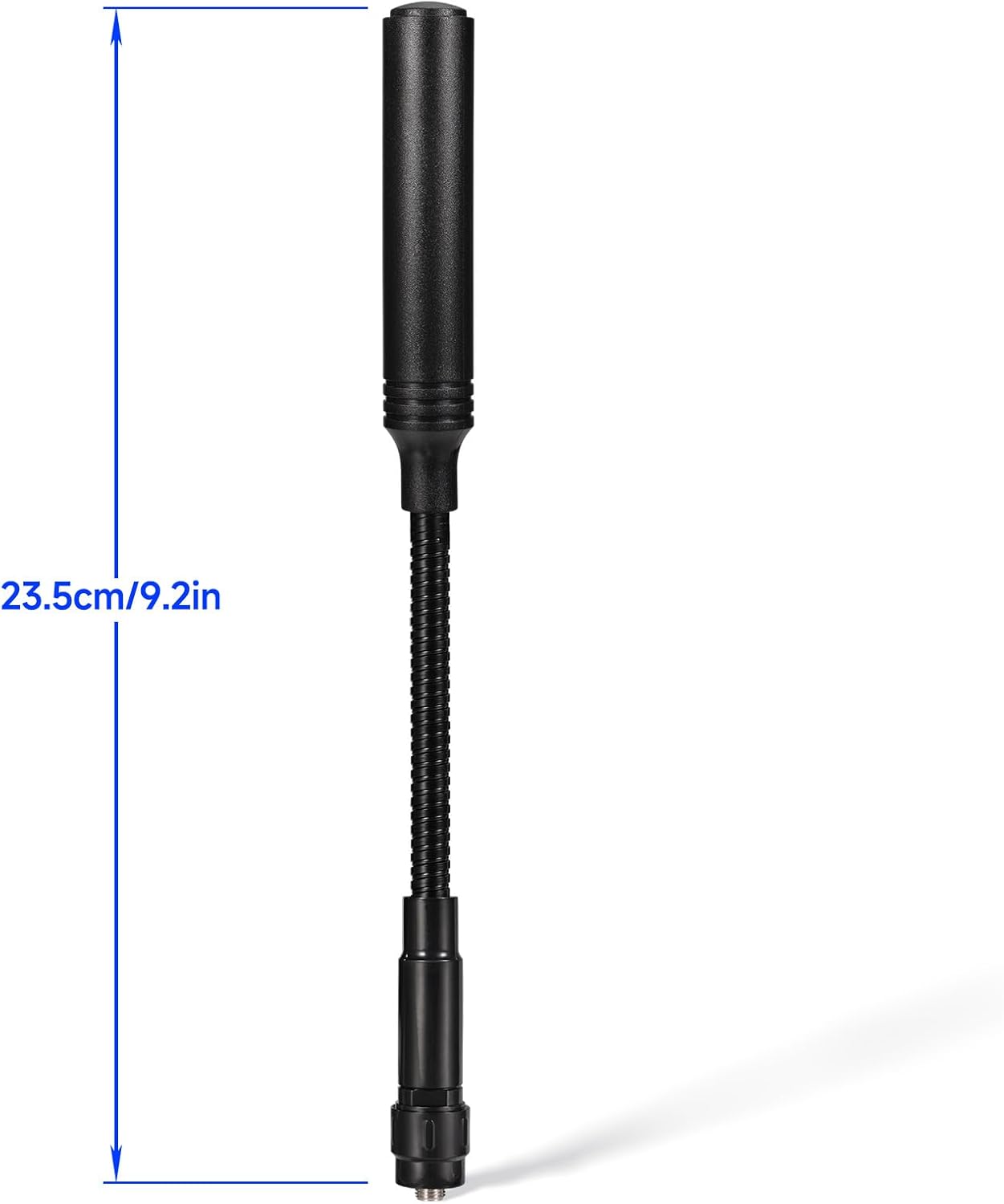 Eightwood Antena de radio de jamón de cuello de cisne VHFUHF 144430MHz Antena táctica amateur flexible conector hembra SMA para radios