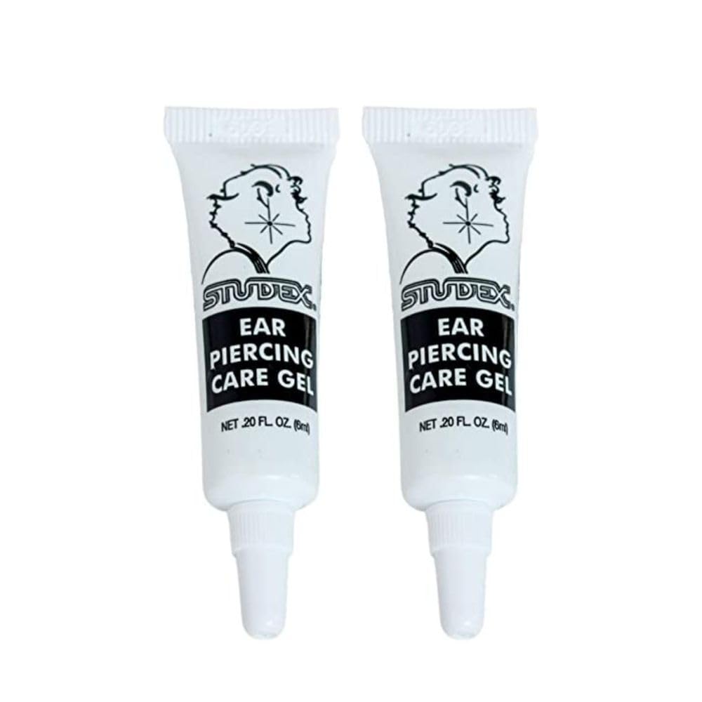 Studex Gel para el cuidado de los piercings de oído  Gel de cuidado posterior con extracto de aloe calmante para proteger la piel y promover la