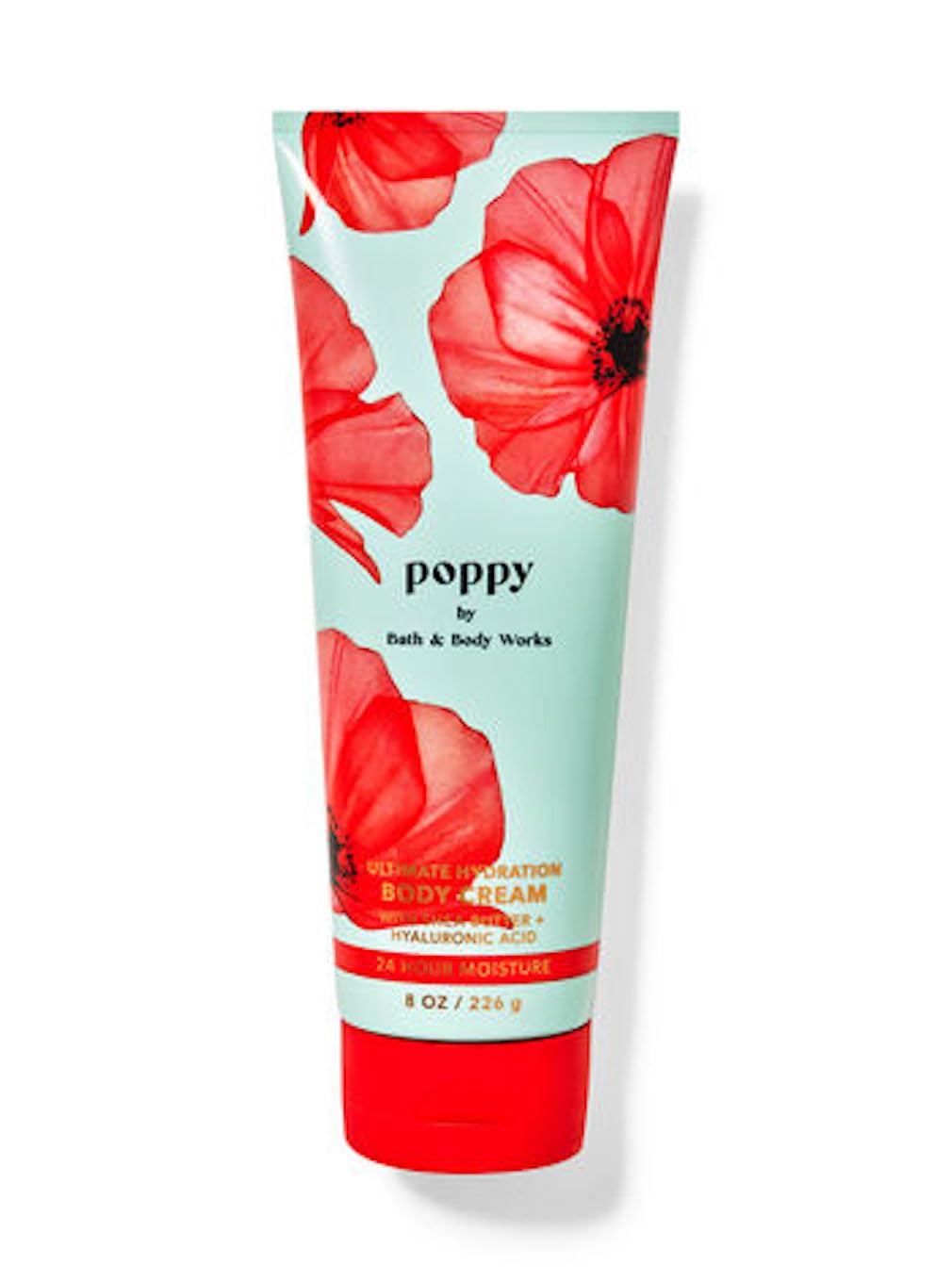 Bath & Body Works Poppy Ultimate Hydration – Set de regalo de crema corporal para mujeres, 8 onzas líquidas (Poppy)