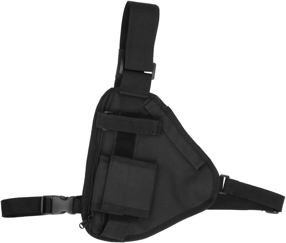 Fydun 10.2×6.69ies chaleco portátil bolsa de pecho bolsa negro con deportes recreativos St