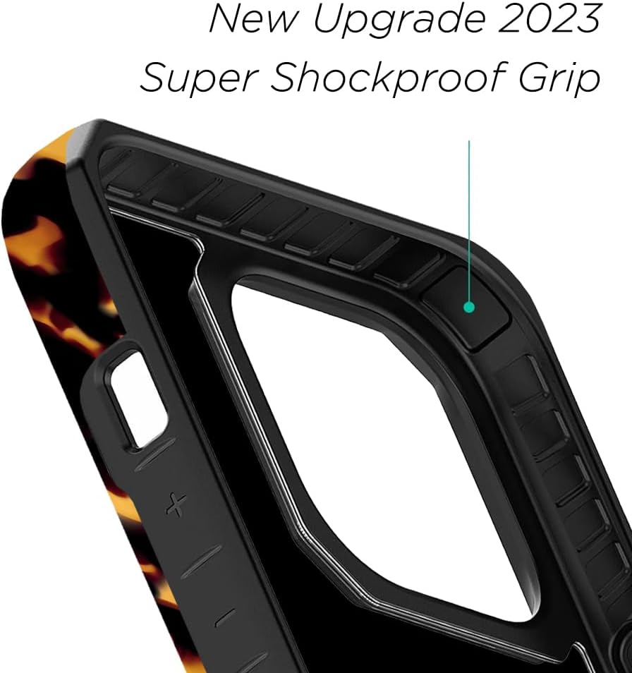 uCOLOR Funda compatible con iPhone 1514 de 6.1 pulgadas, probada en caídas de 8 pies, diseño a prueba de golpes, funda protectora delgada y elegante