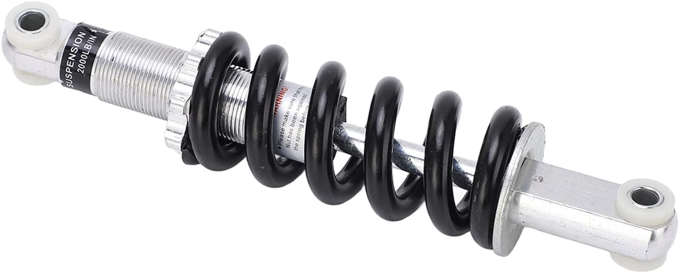 Amortiguador ajustable, amortiguador trasero de 8.465 in, amortiguador ajustable de 2000 libras, universal para mini motocicletas de cross, ATV,