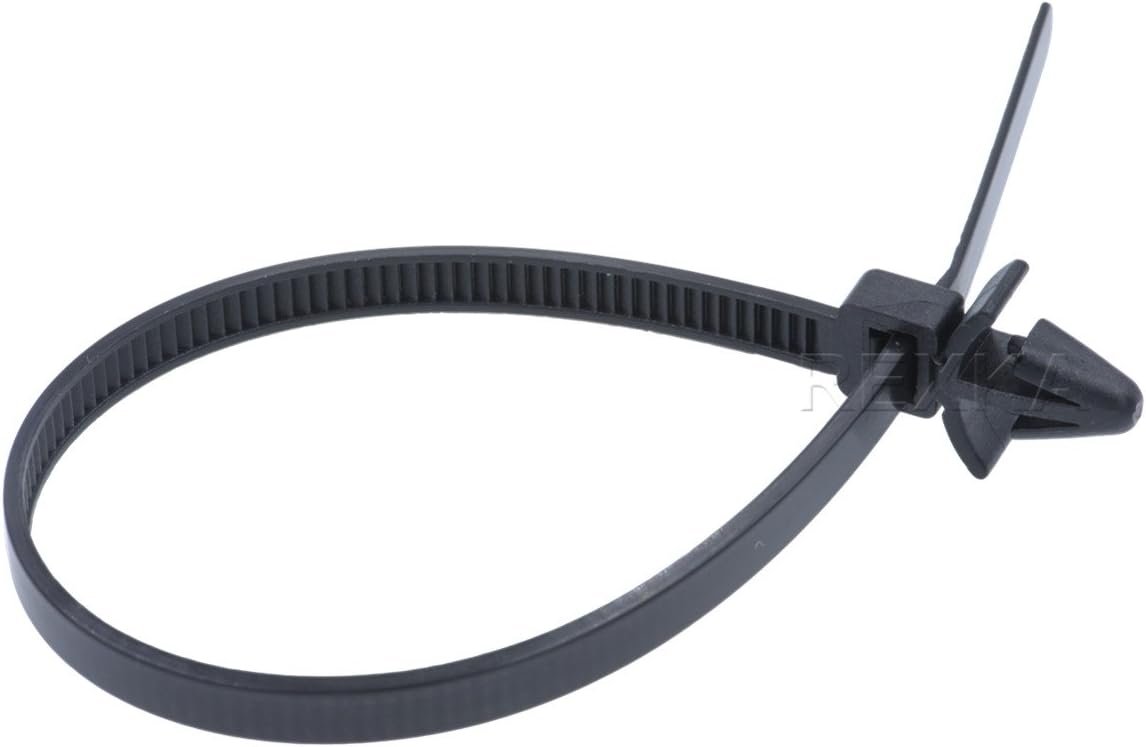 Rexka 30 unids Auto Car Push Mount Strap Cable Tie Compatible con Importaciones 7.874 in Longitud Toyota Honda Nissan Mazda Subaru Hyundai Kia
