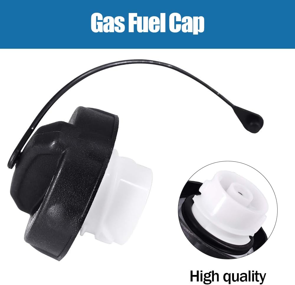 Tapa de gasolina 52124512AA 52030433AB Reemplazo compatible con Chrysler Aspen Pacifica Town and Country Voyager, Dodge Caravan Durango Grand