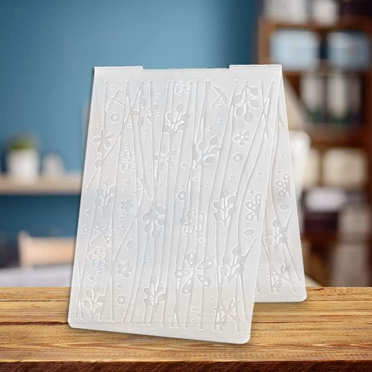 Flores Ramas Carpetas de grabado de plástico para hacer tarjetas Fondo Scrapbooking Plantilla de plástico Álbum de fotos Papel de tarjeta Hecho a