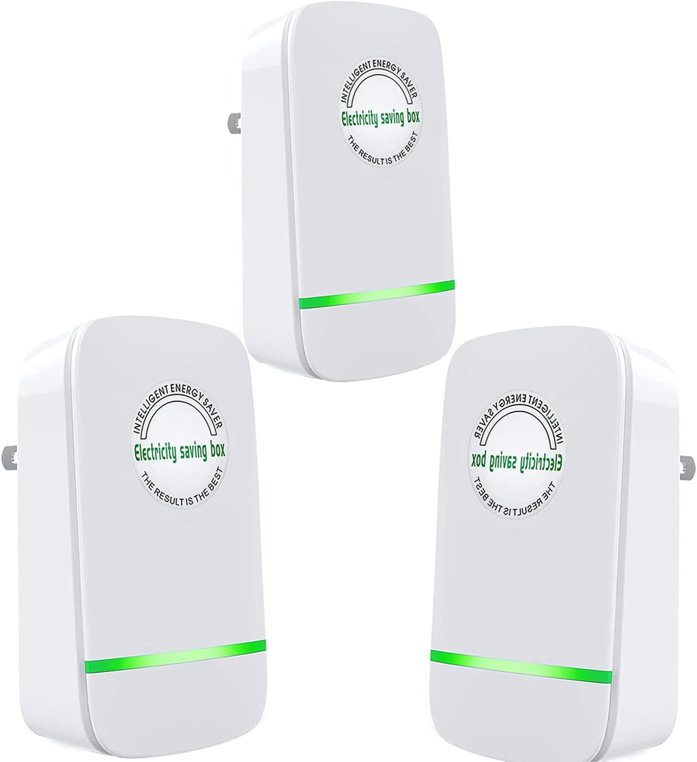 Paquete de 3 dispositivos de ahorro de energía Pro ahorro de electricidad para oficina, hogar y mercado, enchufe de EE. UU. 90V-250V 30KW